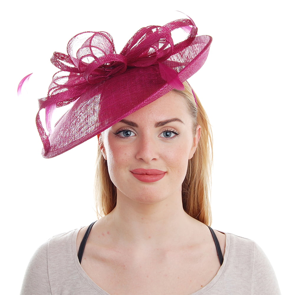 Failsworth Caitlyn Scheiben Fascinator - Beerenfarben