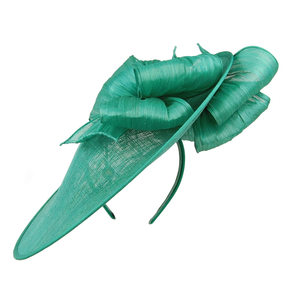 Failsworth Portia Disc Fascinator - Smaragdgrün
