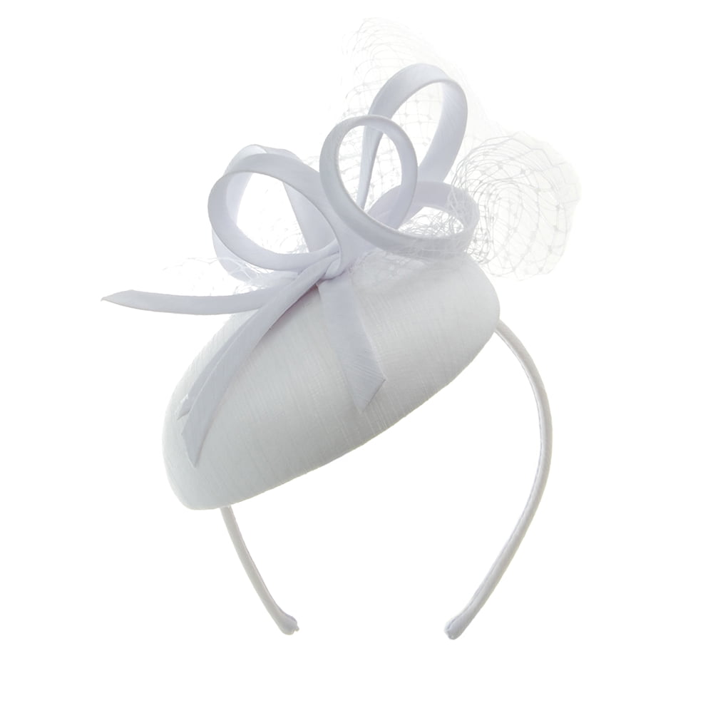 Failsworth Loralei Pillbox Fascinator - Weiß