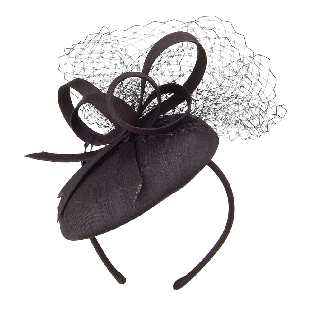 Failsworth Loralei Pillbox Fascinator - Schwarz