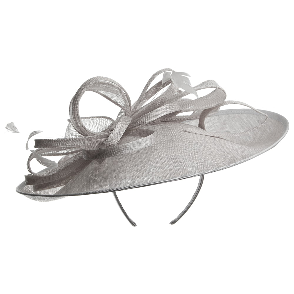 Jane Anne Designs Molly Scheiben Fascinator - Silber