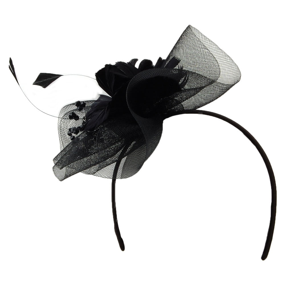 Jane Anne Designs Clementine Fascinator - Schwarz