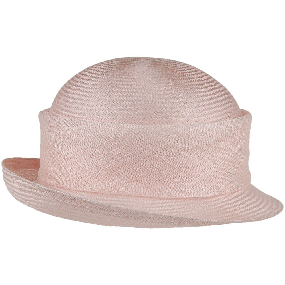 Whiteley Molly Glockenhut aus Stroh - Rosé