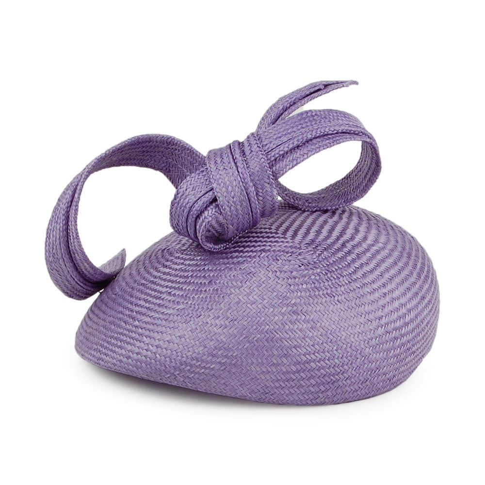 Whiteley Duchess Of Cambridge Pillbox Hut aus Stroh - Lavendel