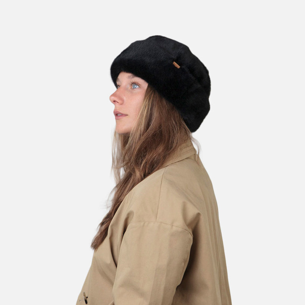 Barts Cherrybush Kunstfell Winter Hut - Schwarz