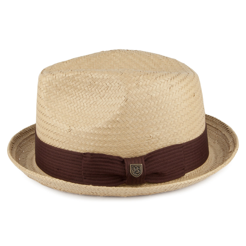 Brixton Castor Trilby Strohhut - Natur-Braun
