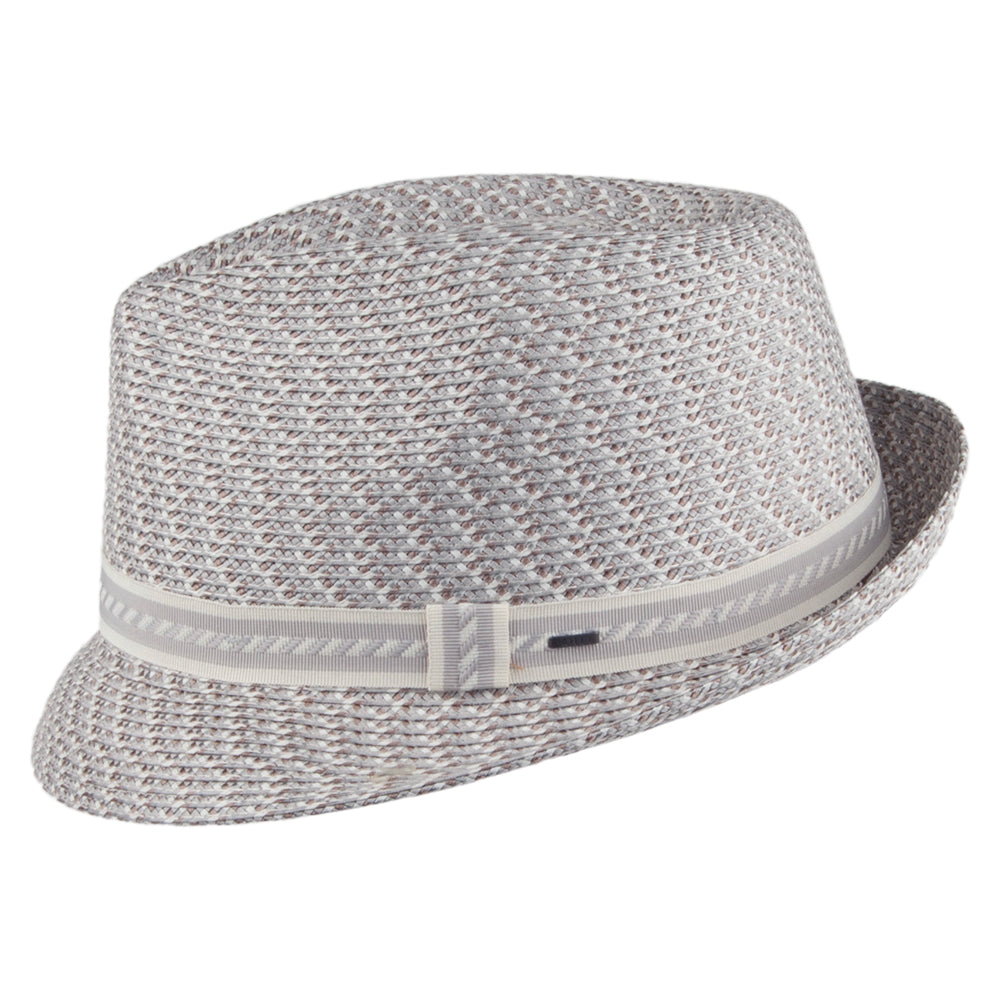 Bailey Mannes Trilby Hut - Grau-Hellbraun