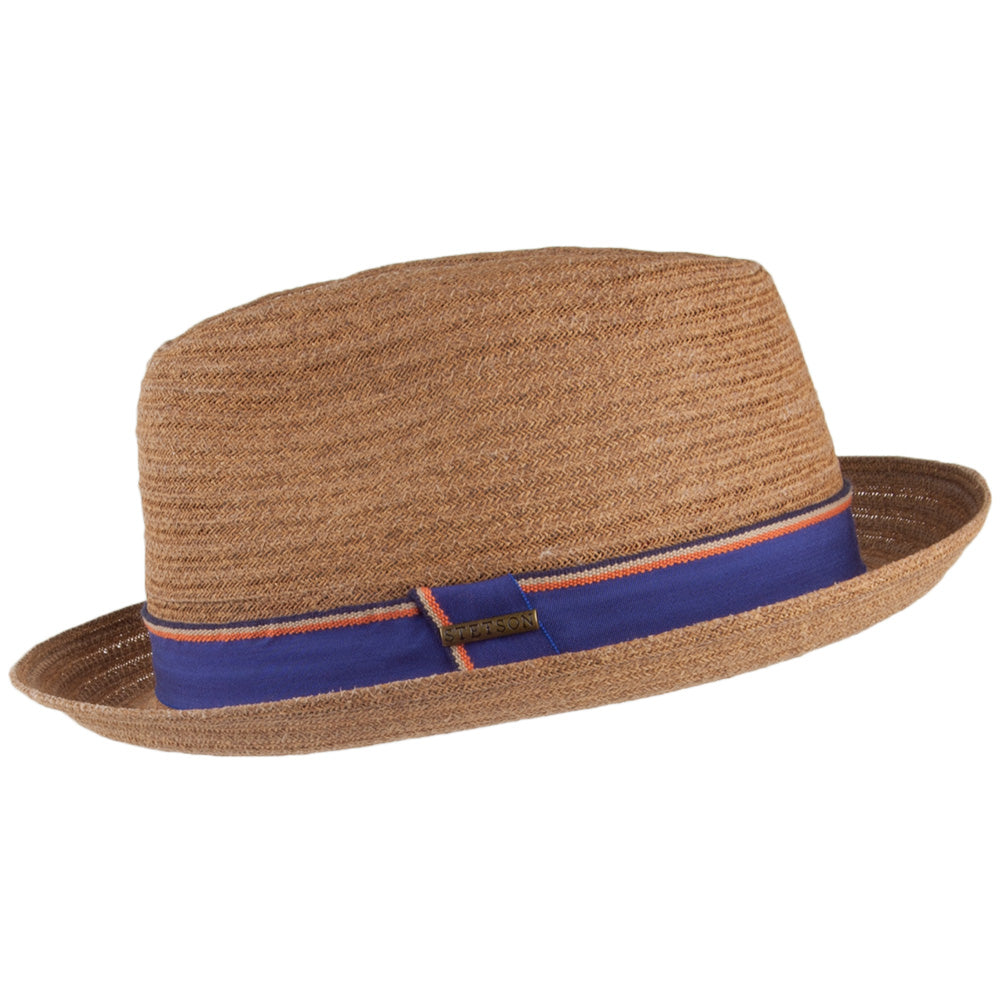 Stetson Toyo Player Hut mit gestreiftem Hutband - Braun