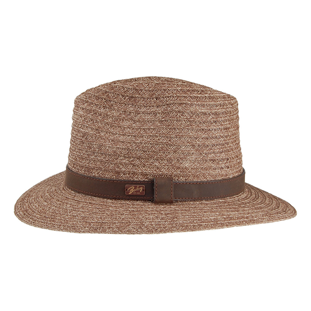 Bailey Foley Fedora Hut mit heruntergeklappter Krempe - Braun