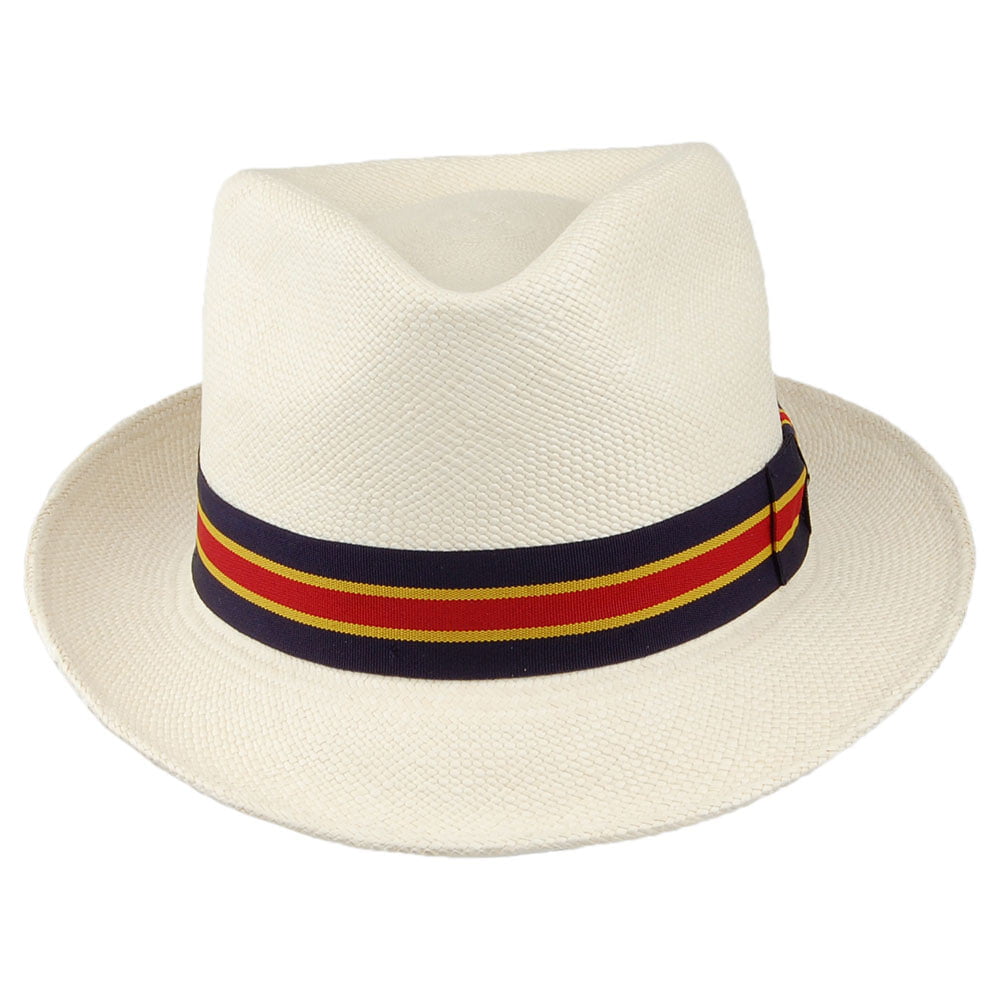 Stetson Player Panama Trilby Hut - Perlweiß