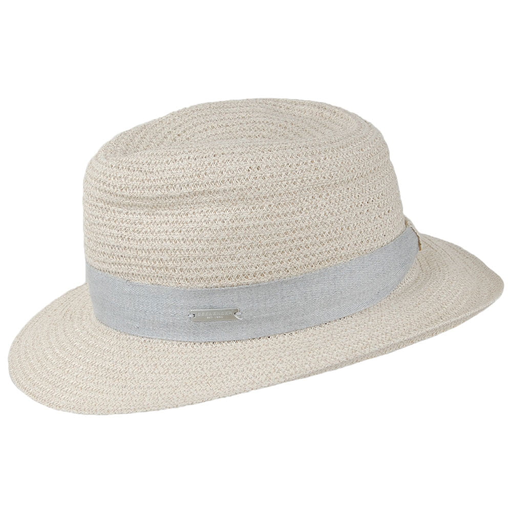 Seeberger Sommer Fedora Hut - Natur