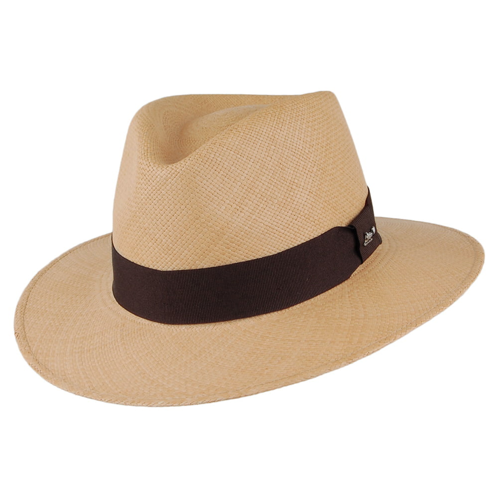 Whiteley Hamilton Panama Fedora Hut - Karamell