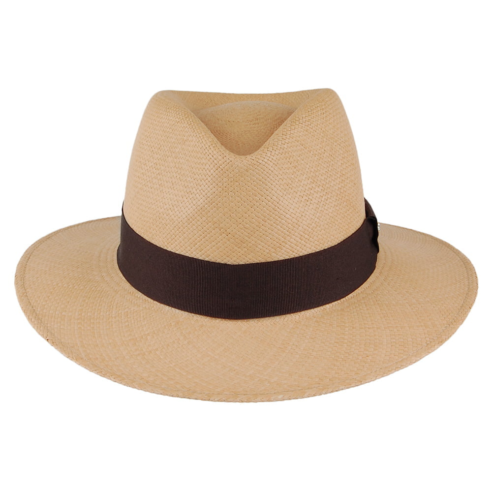 Whiteley Hamilton Panama Fedora Hut - Karamell