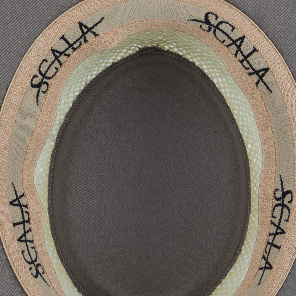 Scala Golf Gambler Hut aus Stroh - Natur-Blau