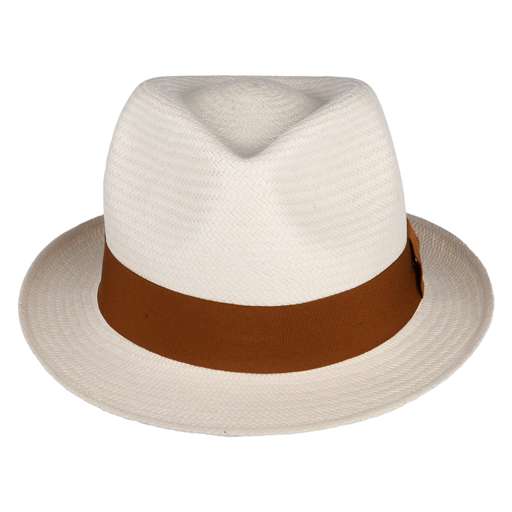 Failsworth Panama Trilby Hut - Perlweiß-Toffee