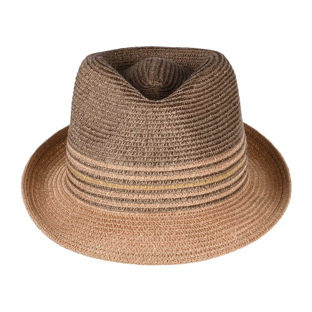 Bailey Hooper Trilby Hut aus Toyo Stroh - Braun-Multi