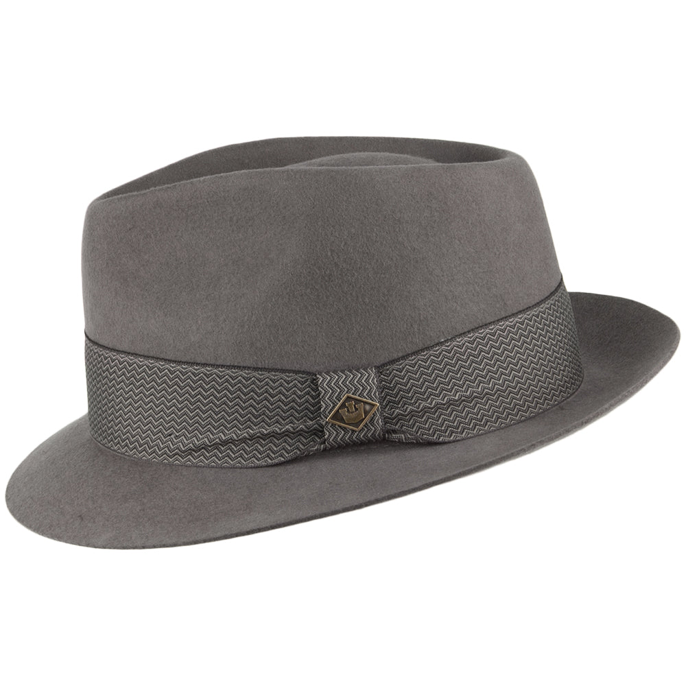 Goorin Bros. Griffin Fedora Hut aus Wollfilz - Grau