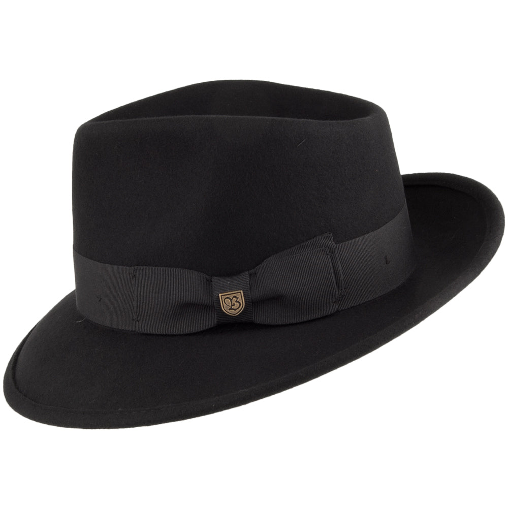 Brixton Swindle Fedora Hut - Schwarz