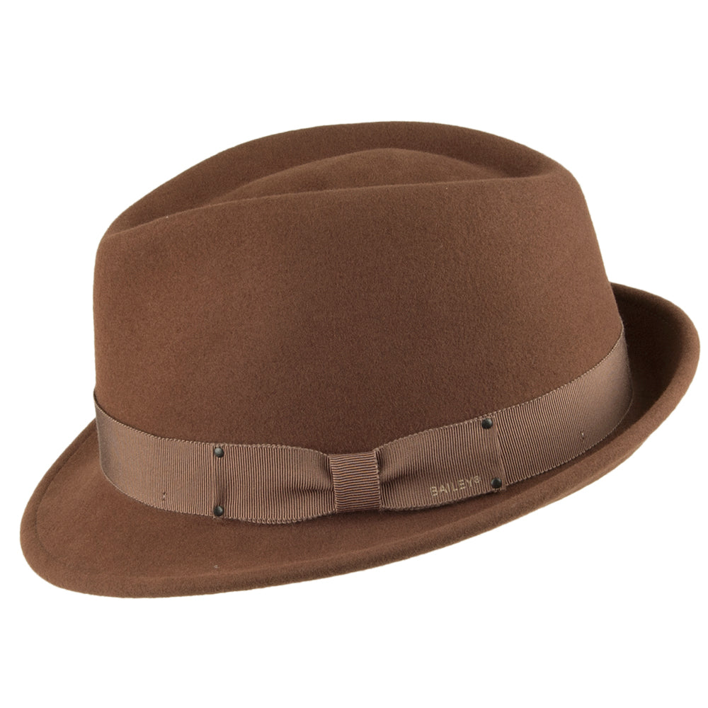 Bailey Wynn II Knautschbarer Trilby Hut - Rostrot