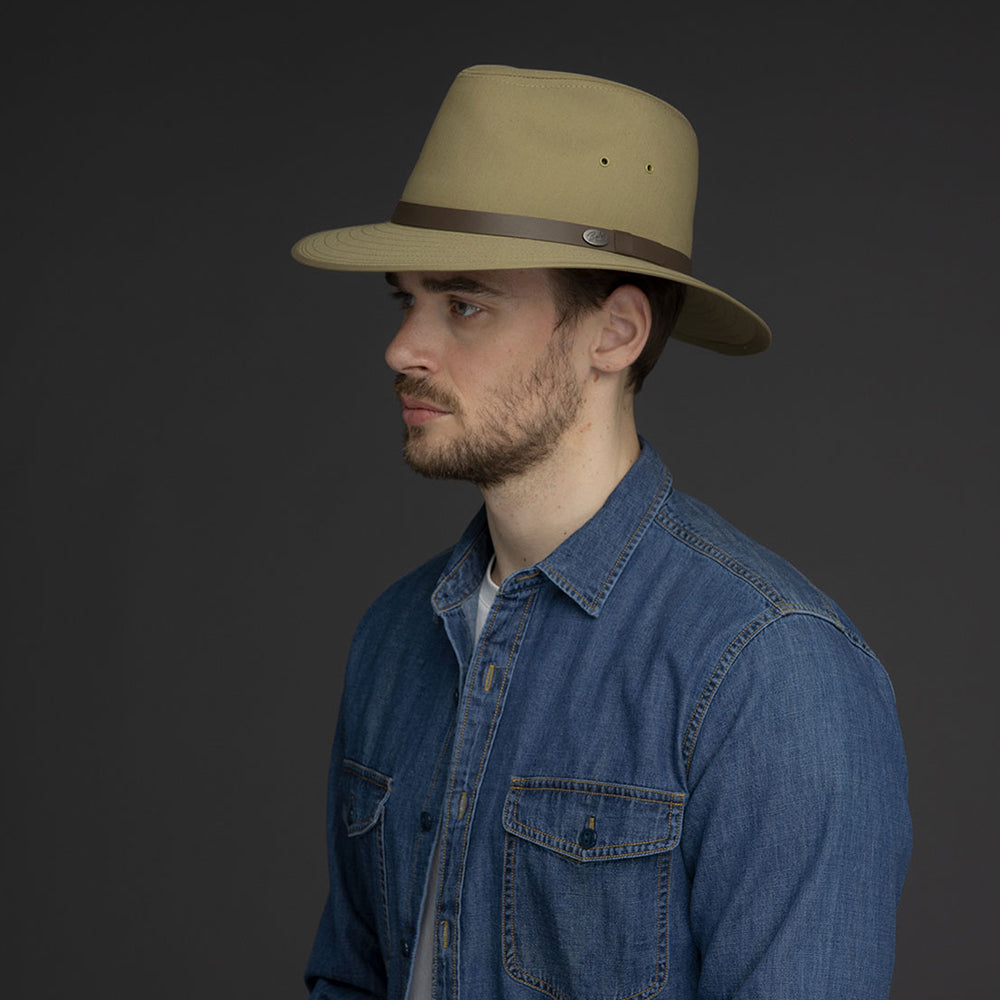 Bailey Dalton Safari Fedora Hut - Hellbraun
