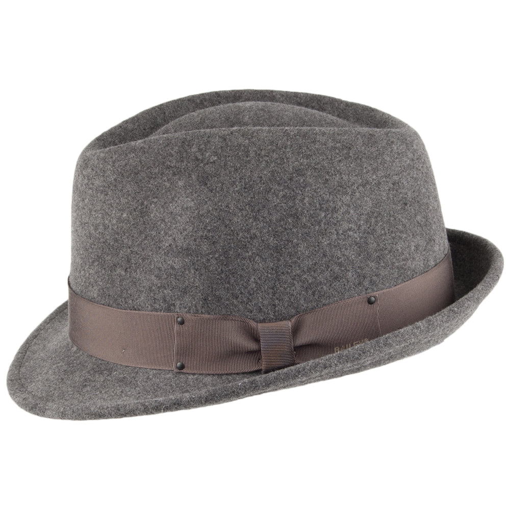 Bailey Wynn II Knautschbarer Trilby Hut - Grau