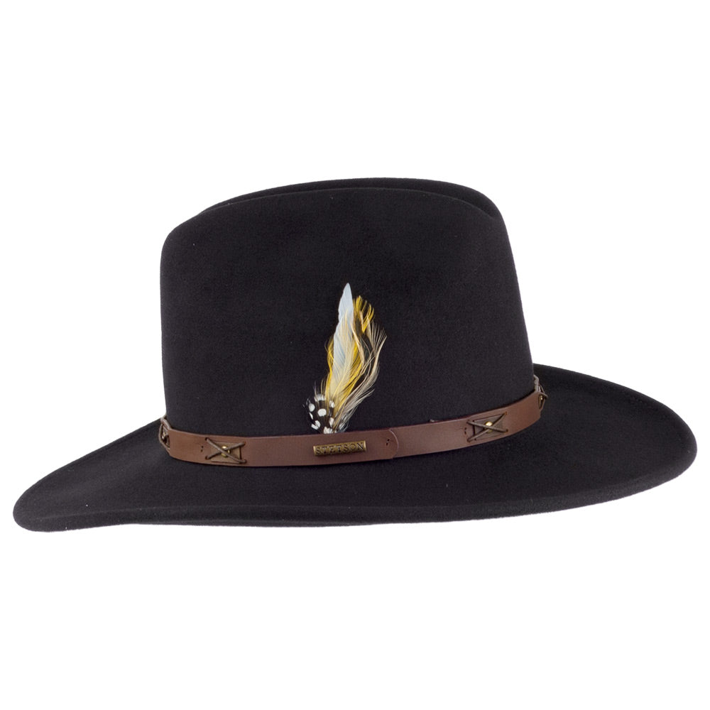 Stetson Western Cowboy Hut aus VitaFilz - Schwarz