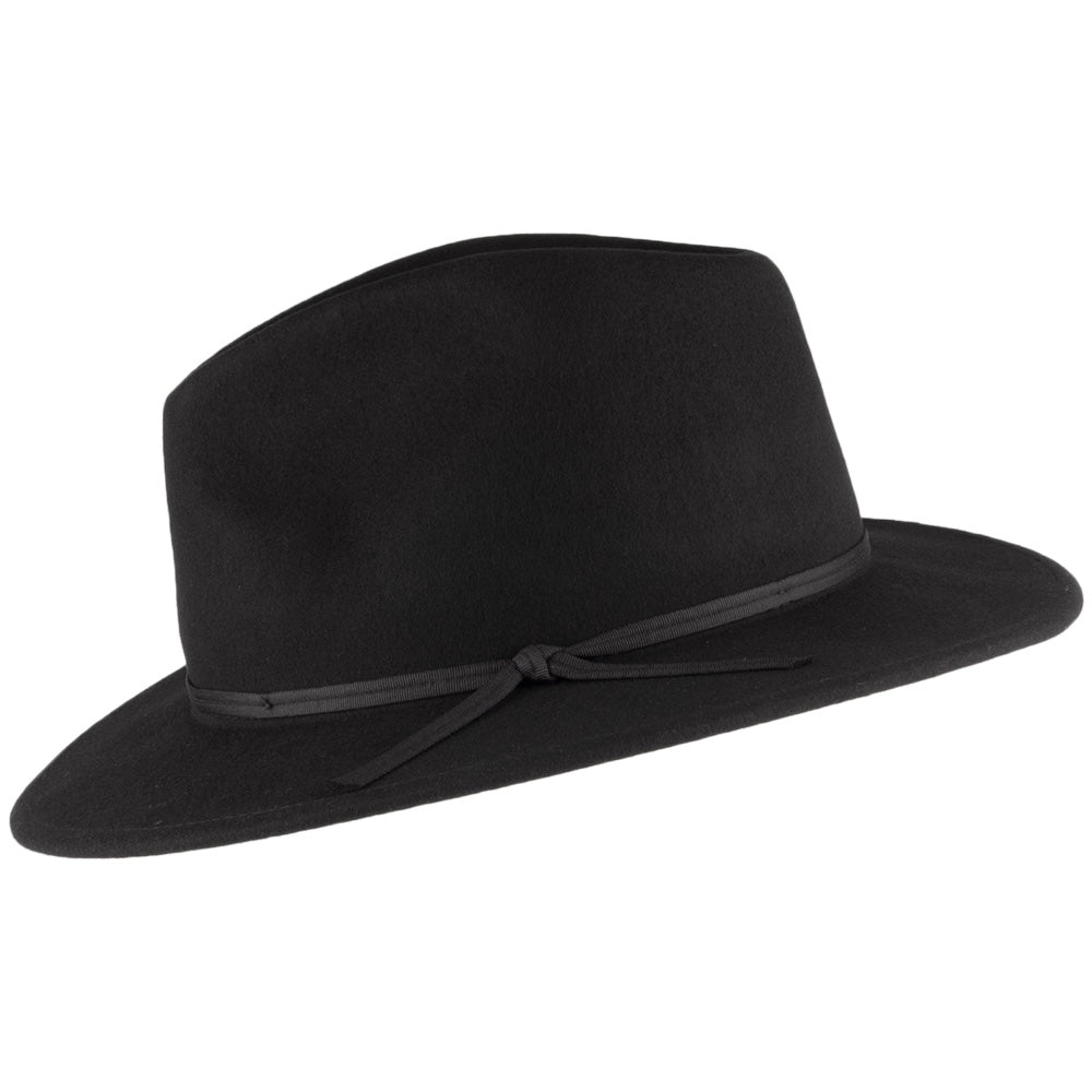Brixton Coleman Fedora Hut - Schwarz