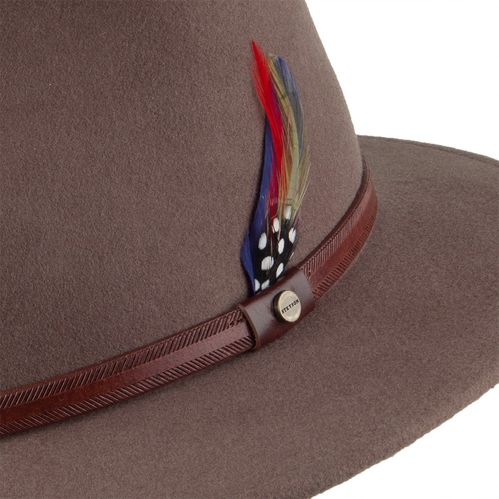 Stetson Rantoul Fedora Hut - Hellbraun