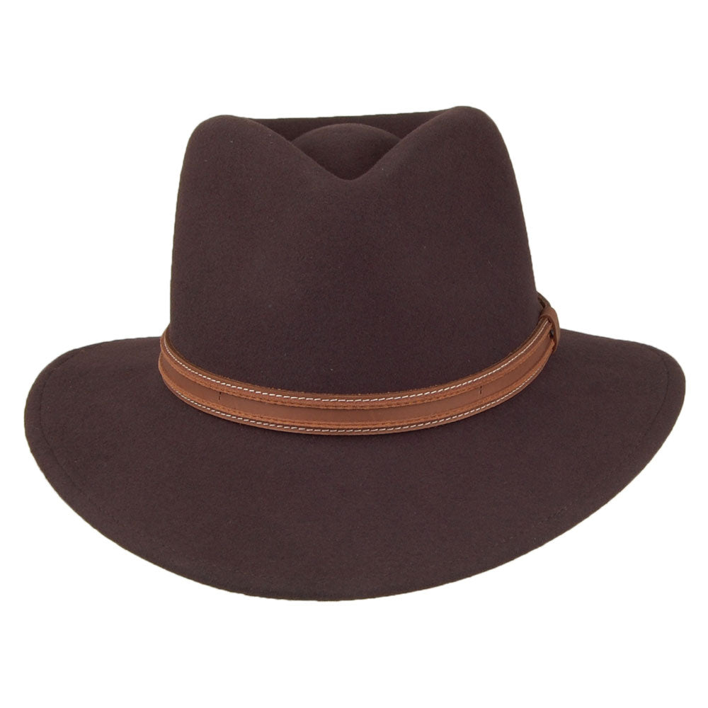 Bailey Camden Safari Fedora Litefelt - Braun