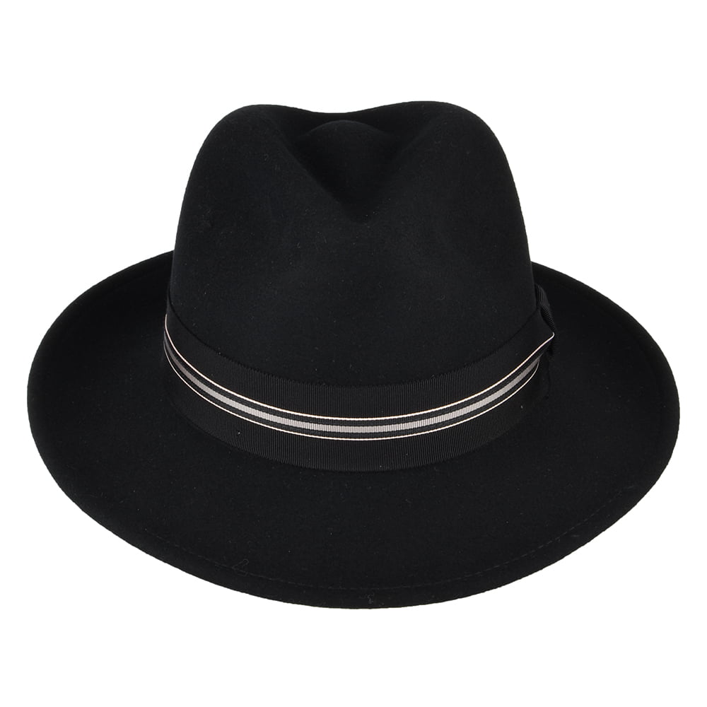 Bailey Marack LiteFelt Fedora Hut - Schwarz