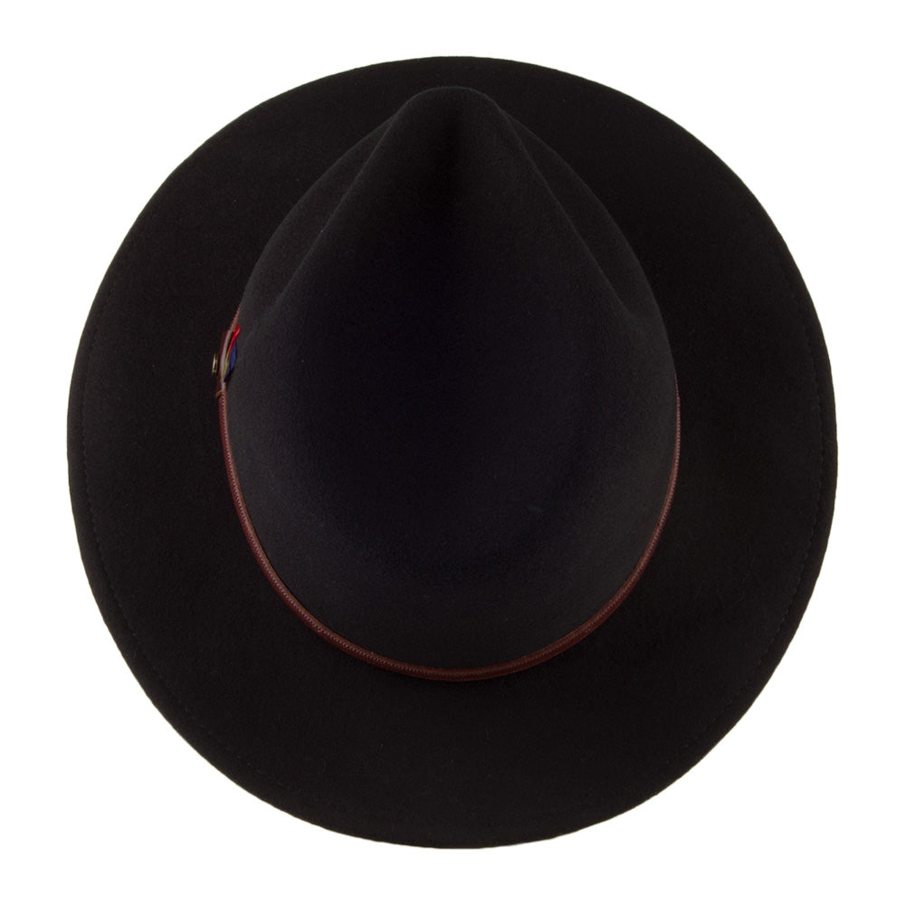 Stetson Rantoul Safari Fedora Hut - Schwarz