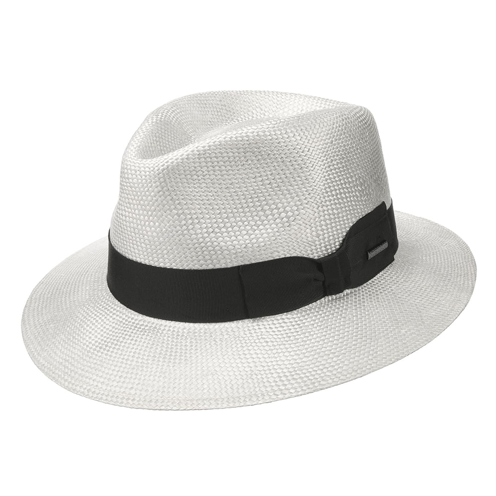 Stetson Super Lightweight Sommer Fedora Hut - Weiß