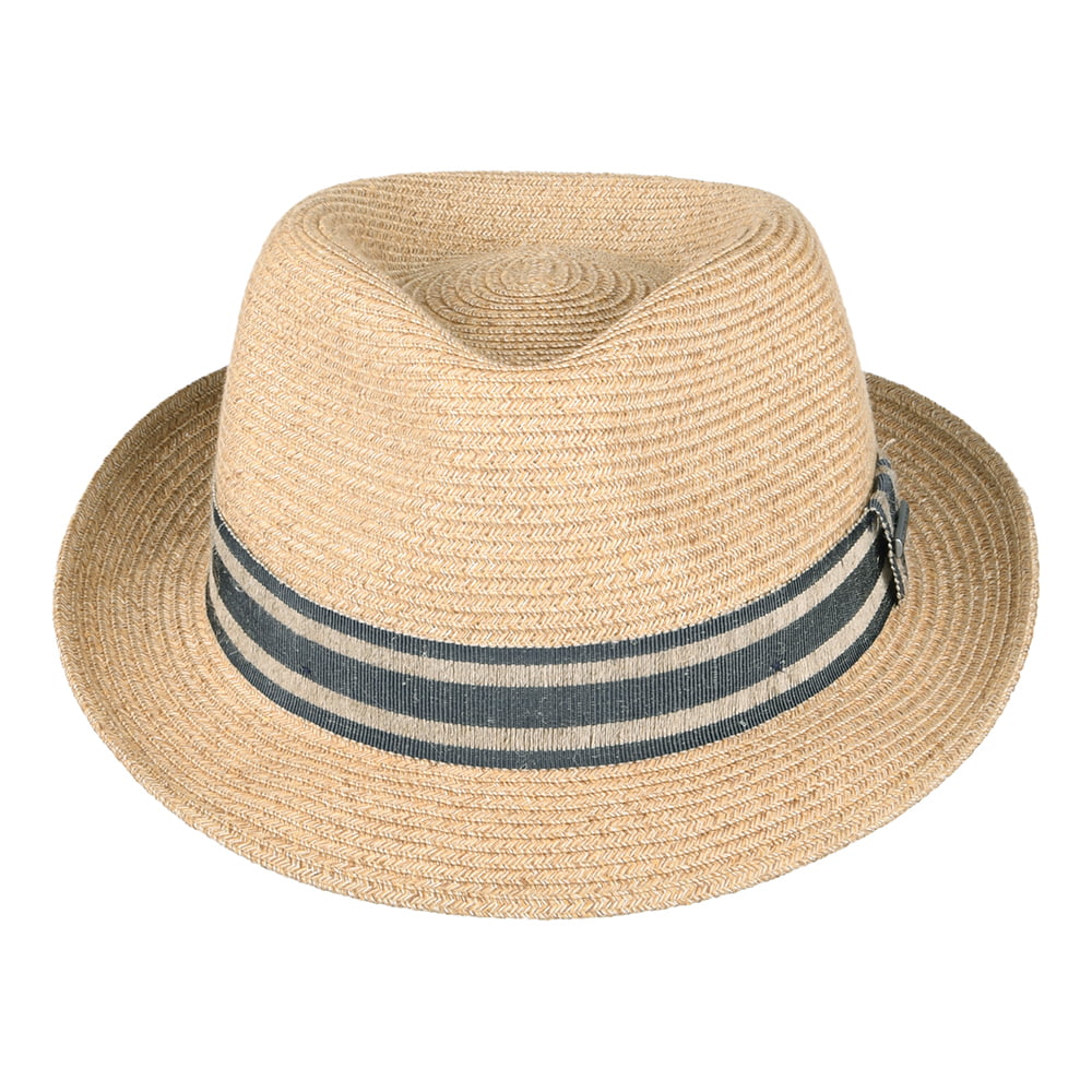 Stetson Trilby Hut aus Toyo Leinen Mix - Natur