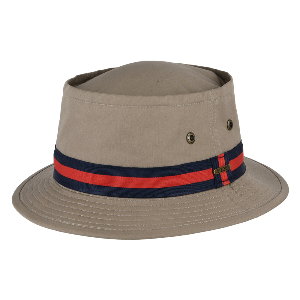 Stetson Fishermans Eimer Pork Pie Hut - Beige
