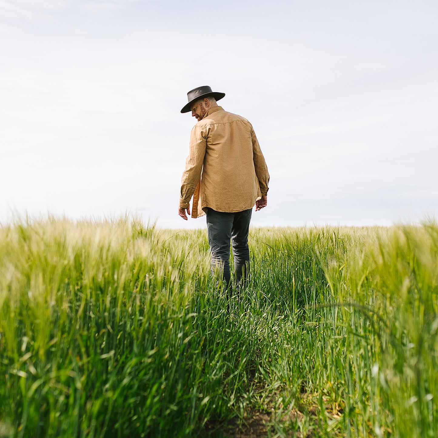 Jaxon & James Knautschbarer Outback Hut aus Leder - Braun