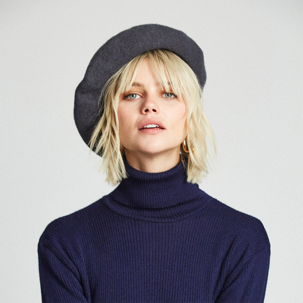 Brixton Audrey Baskenmütze - Dunkelgrün