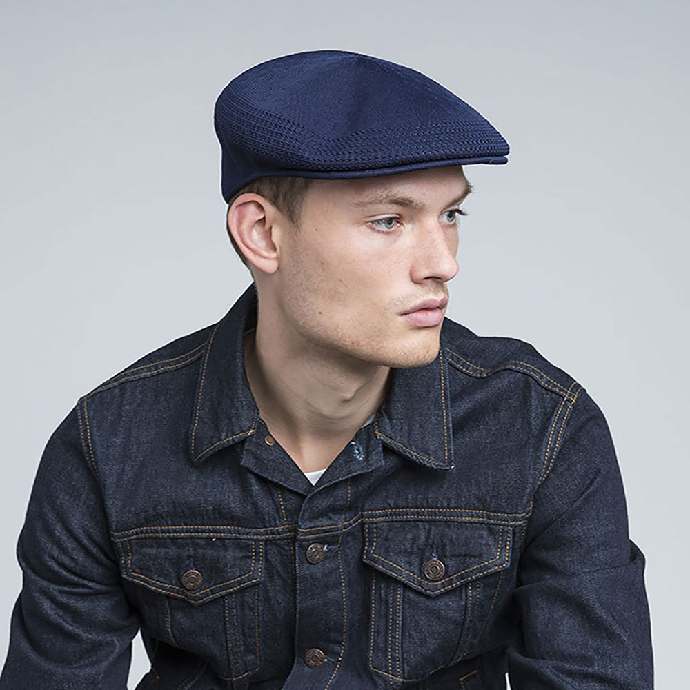 Kangol Tropic 504 Ventair Schiebermütze - Marineblau