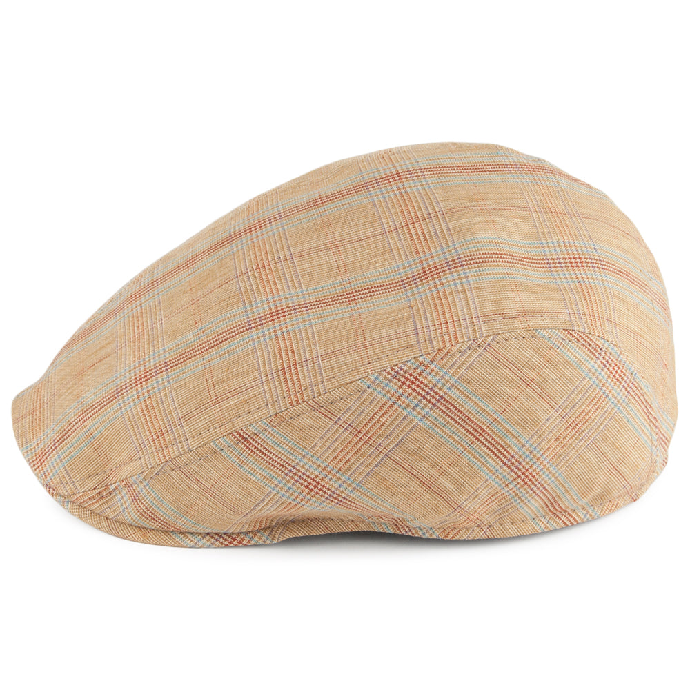 Crambes Brighton Schiebermütze aus Leinen - Senfgelb