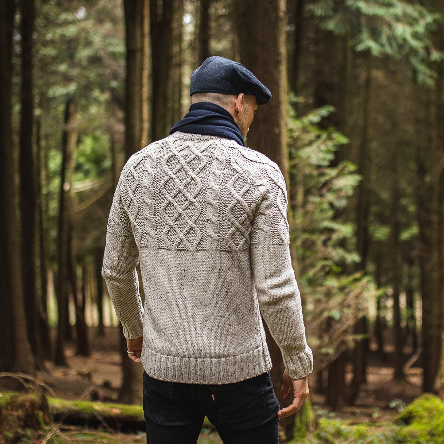 Jaxon & James Harlem Schiebermütze aus reiner Wolle - Dunkelgrau