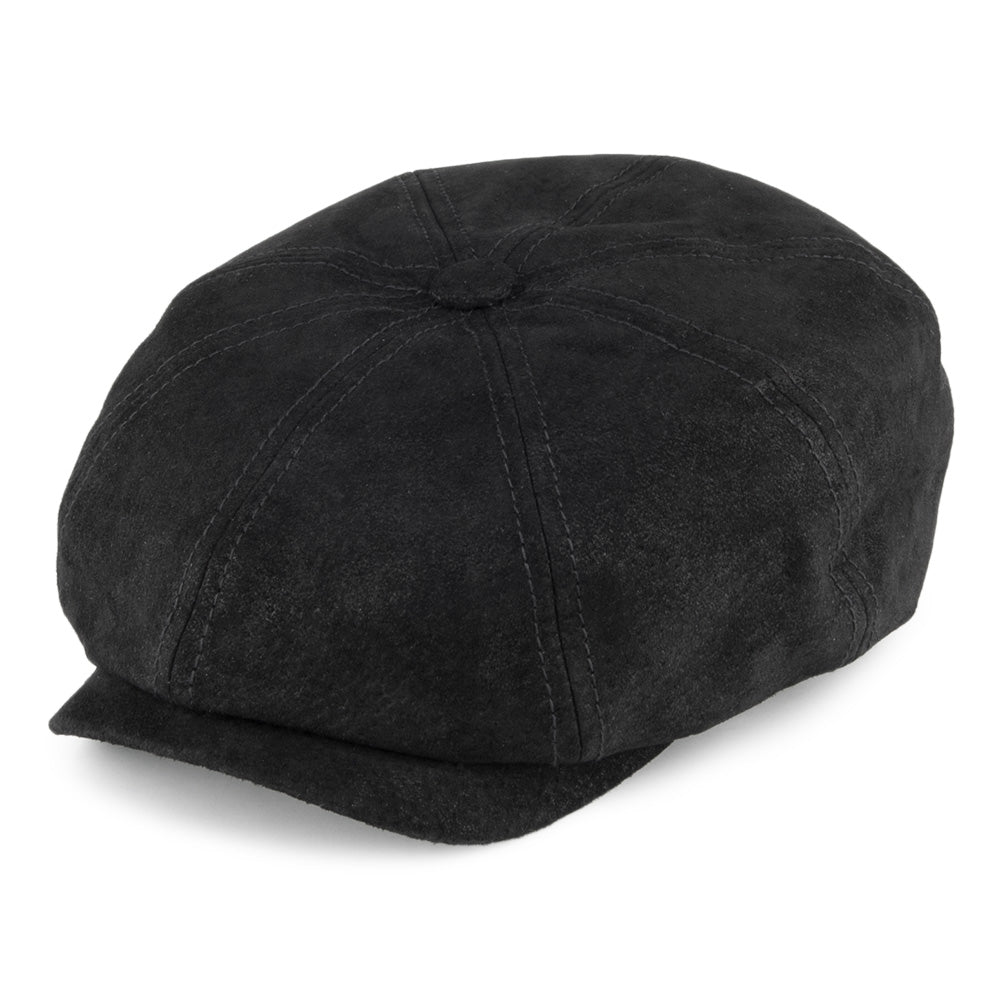 Stetson Hatteras Ballonm tze Aus Leder Schwarz H te Und M tzen Stetson Hatteras Ballonm tze Aus Leder Schwarz H te Und M tzen