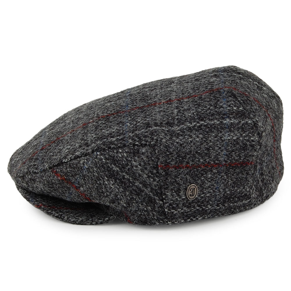 Jaxon & James Loch Alsh HARRIS TWEED Schiebermütze - Grau Multi