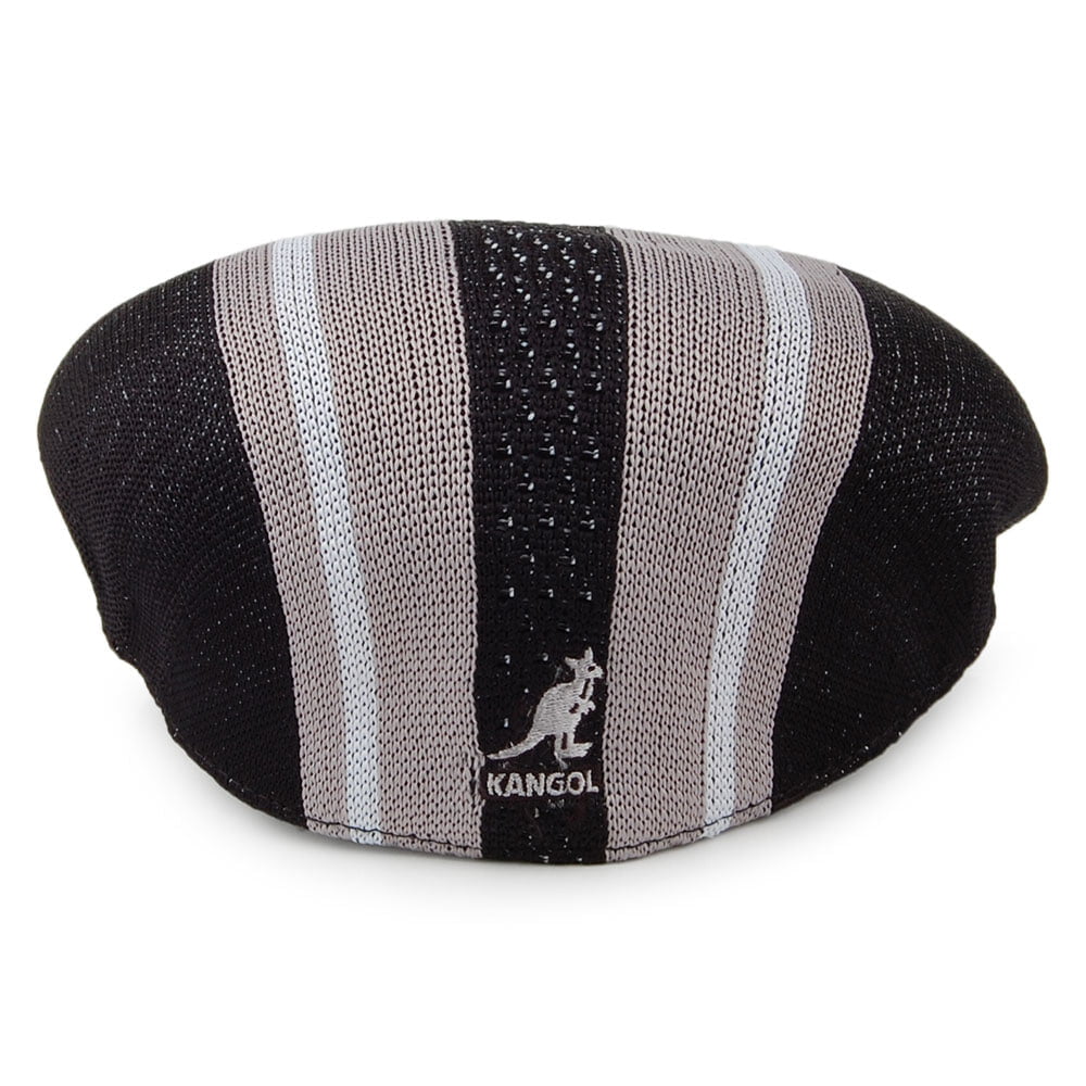 Kangol Vented Stripes 504 Schiebermütze - Schwarz