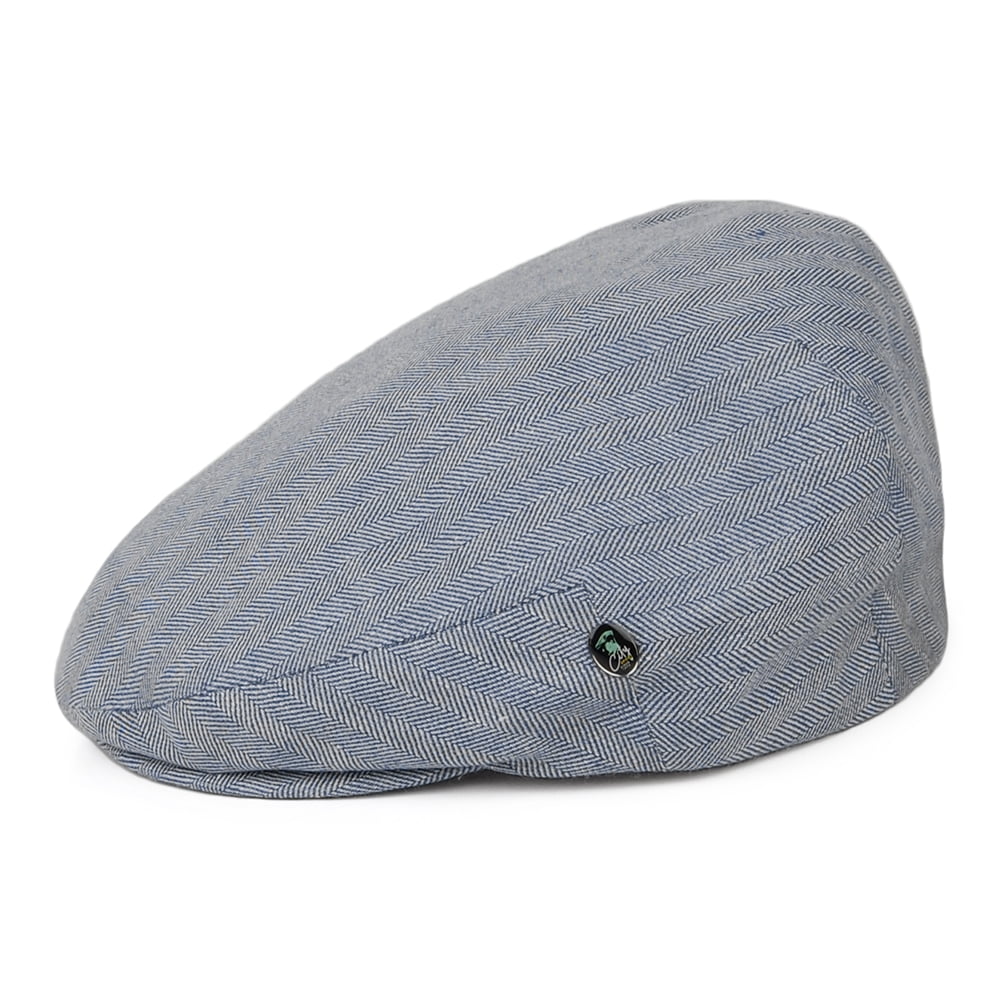 City Sport Promo Lightweight Schiebermütze mit Fischgrätmuster - Blau