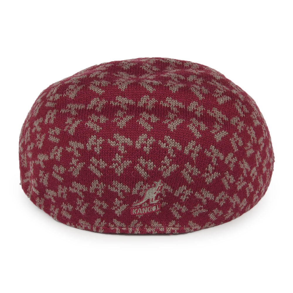 Kangol Square K 507 Schiebermütze - Burgunderrot