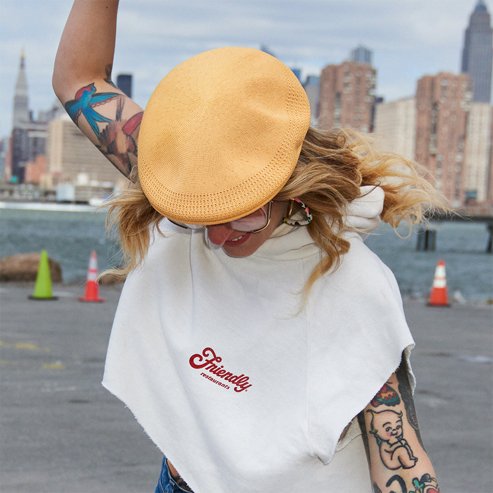 Kangol Tropic 504 Ventair Schiebermütze - Aprikose