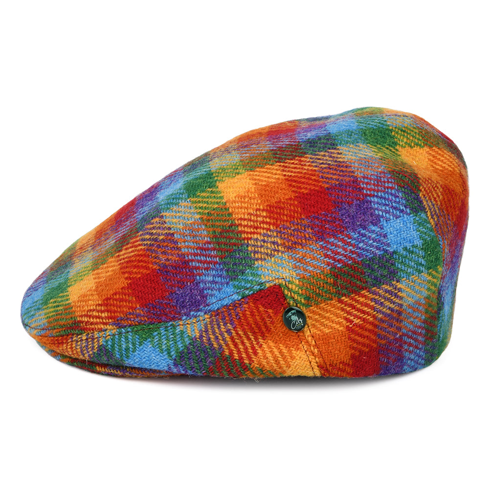 City Sport Pride HARRIS TWEED Schiebermütze - Regenbogen