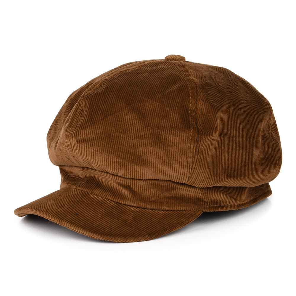 Kangol Spitfire Ballonmütze aus Kord - Braun