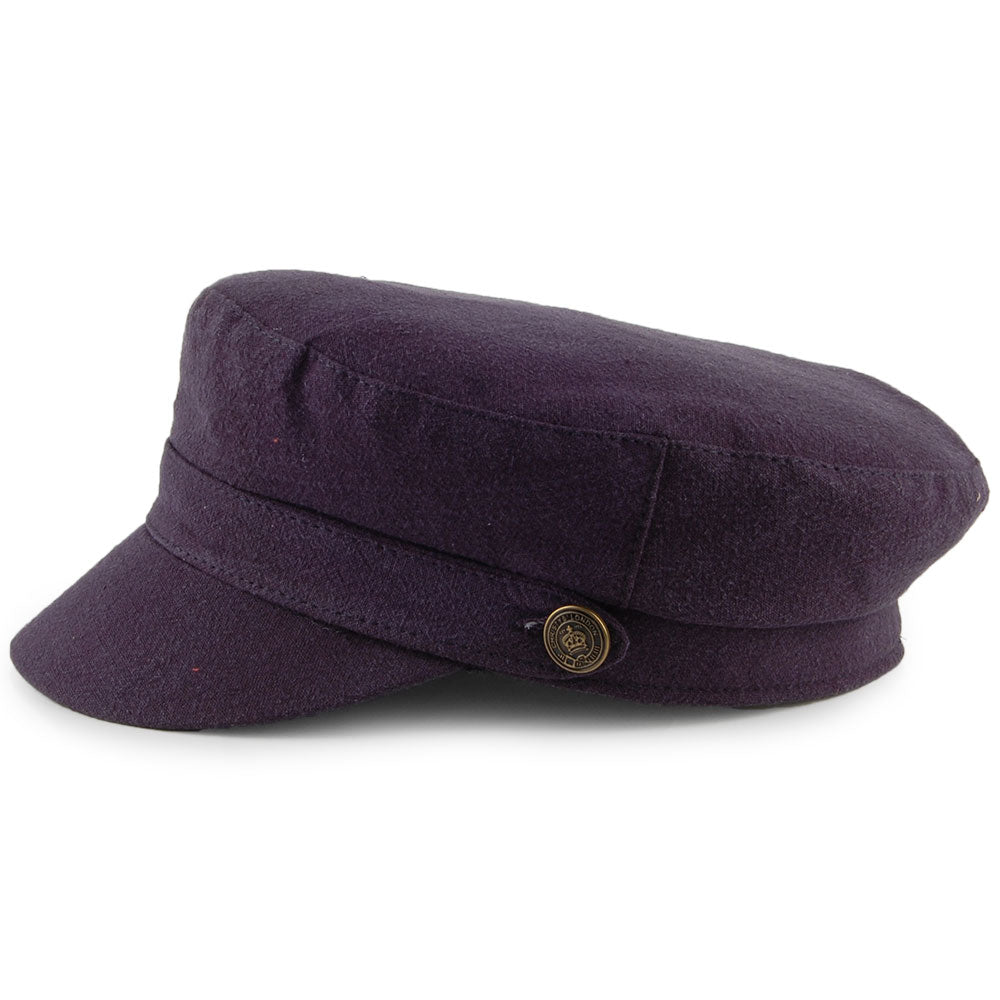 Christys Paddington Schiffermütze aus schwerem Leinen - Marineblau