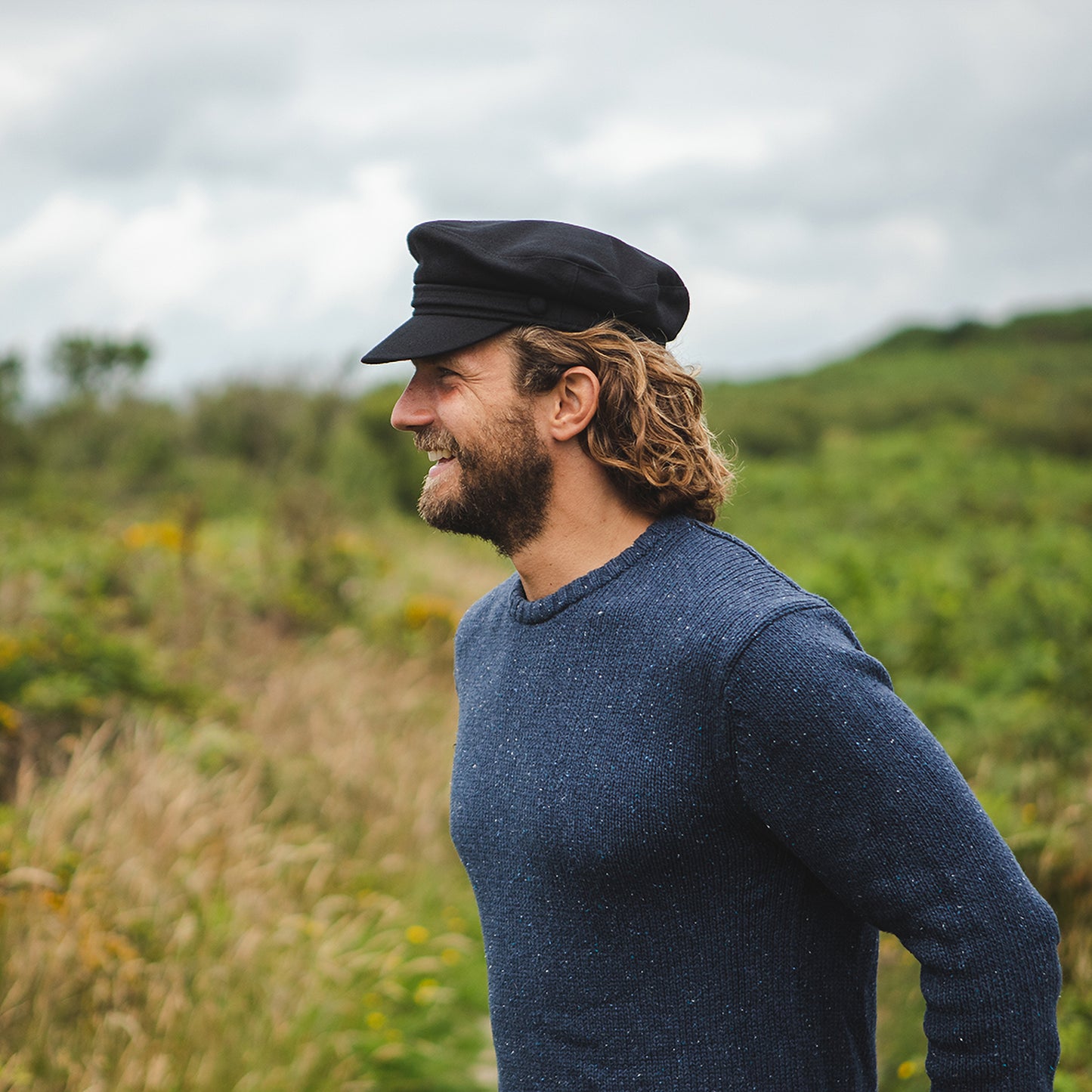 Jaxon & James Schiffermütze aus Wollmischung - Schwarz