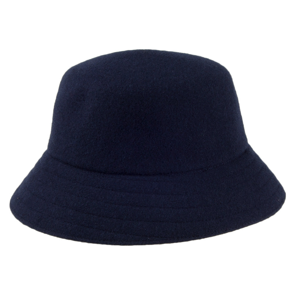 Kangol Lahinch Fischerhut aus Wolle - Marineblau